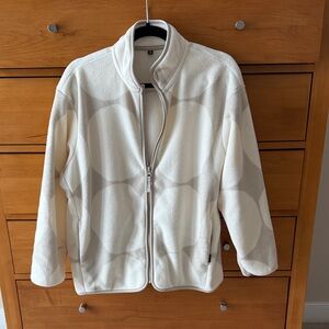 Uniqlo X Marimekko White Fleece Jacket size XL